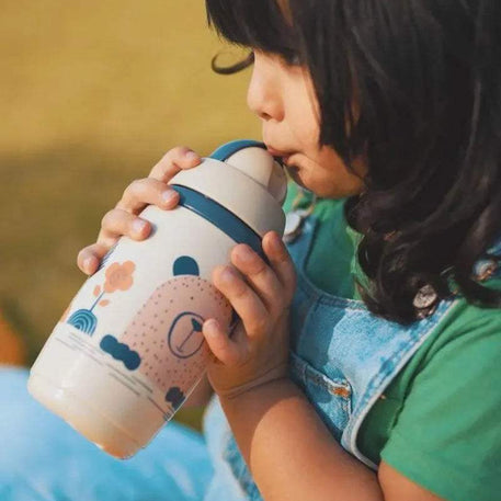 Tommee Tippee Tasse Isotherme à Paille SuperStar 266ml - Gris - Tommee Tippee - Gourdes Isothermes pour bébé Maroc -www.babyboss.ma