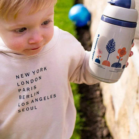 Tommee Tippee Tasse Isotherme à Paille SuperStar 266ml - Gris - Tommee Tippee - Gourdes Isothermes pour bébé Maroc -www.babyboss.ma