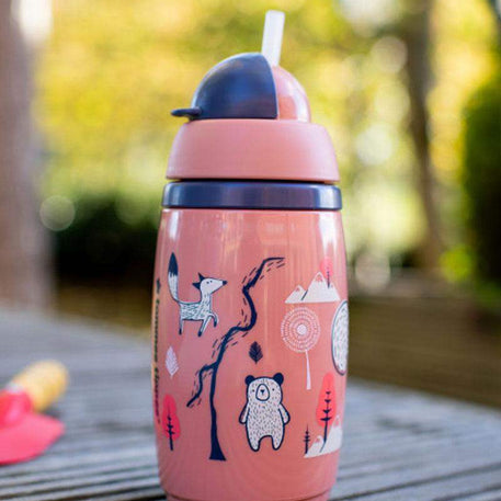 Tommee Tippee Tasse Isotherme à Paille SuperStar 266ml - Rose - Tommee Tippee - Gourdes Isothermes pour bébé Maroc -www.babyboss.ma