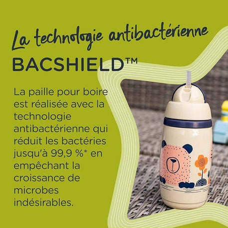 Tommee Tippee Tasse Isotherme à Paille SuperStar 266ml - Rose - Tommee Tippee - Gourdes Isothermes pour bébé Maroc -www.babyboss.ma