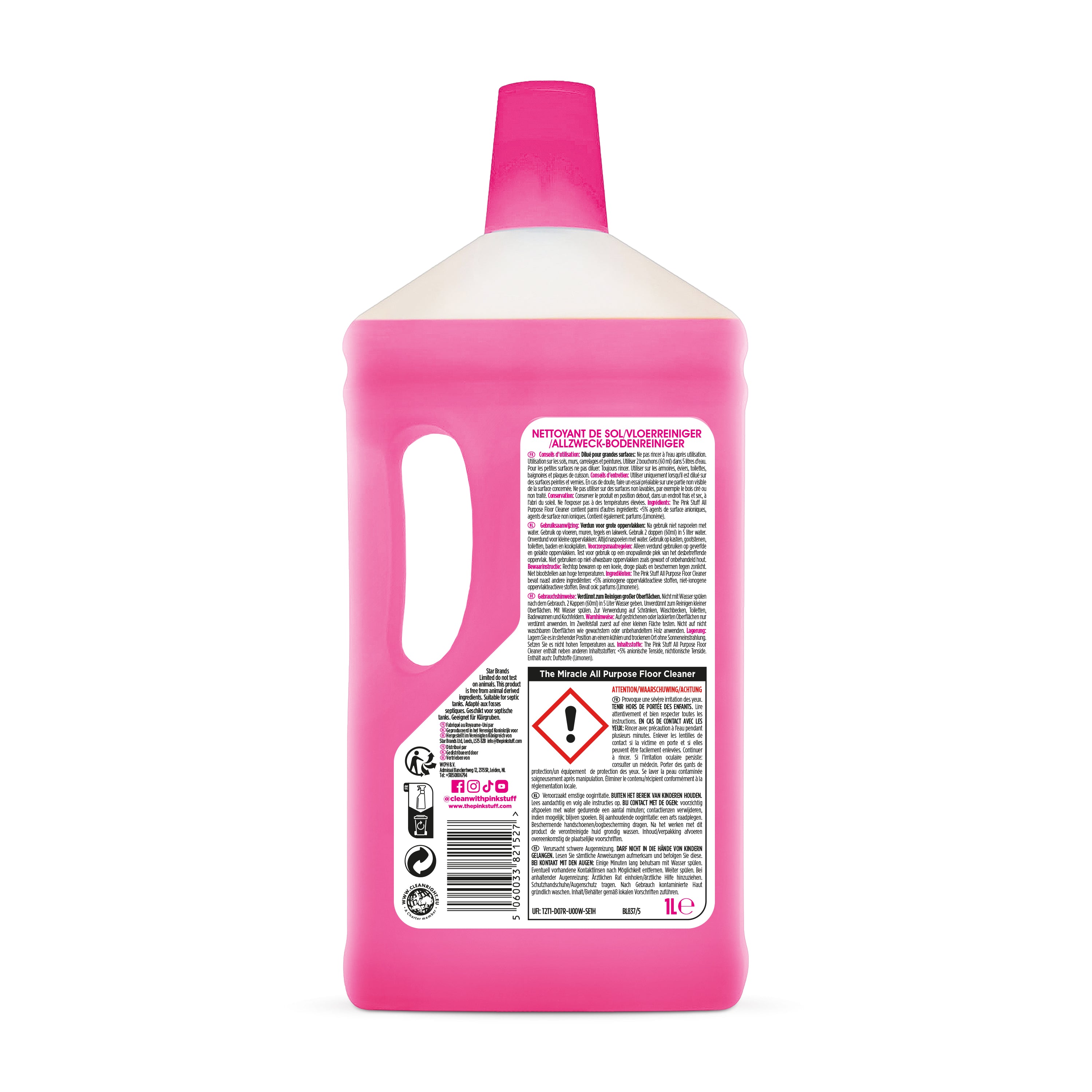 The Pink Stuff Nettoyant Multi-Usages Miracle 1L - The Pink Stuff - pour bébé Maroc -www.babyboss.ma