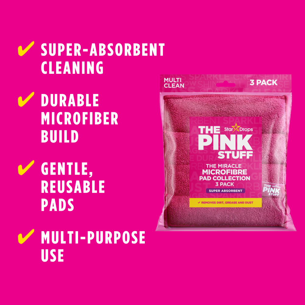 Coussinets en microfibre The Pink Stuff Miracle, vue du lot