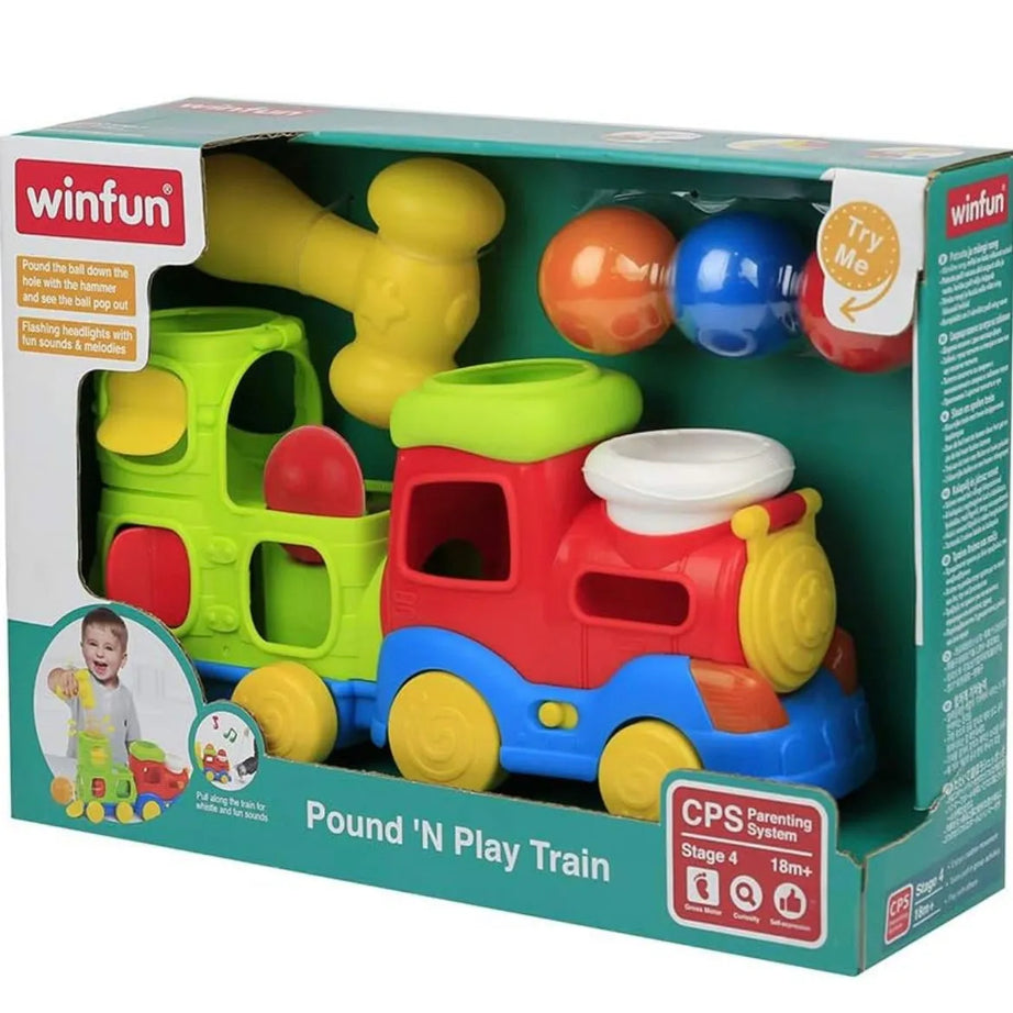 Train de jouets pour bébé Winfun Pound N Play - Winfun - pour bébé maroc