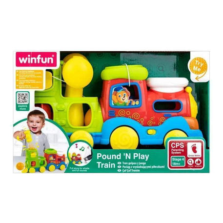 Train de jouets pour bébé Winfun Pound N Play - Winfun - pour bébé Maroc -www.babyboss.ma
