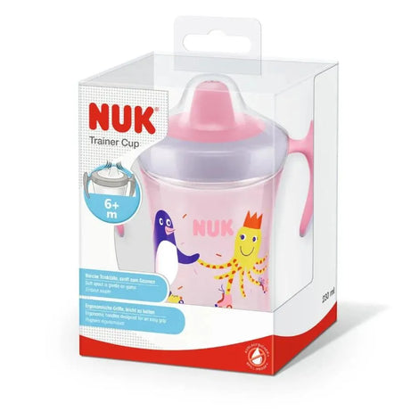 Trainer Cup 230ml NUK 6M+ rose - Babyboss.ma - NUK - pour bébé maroc