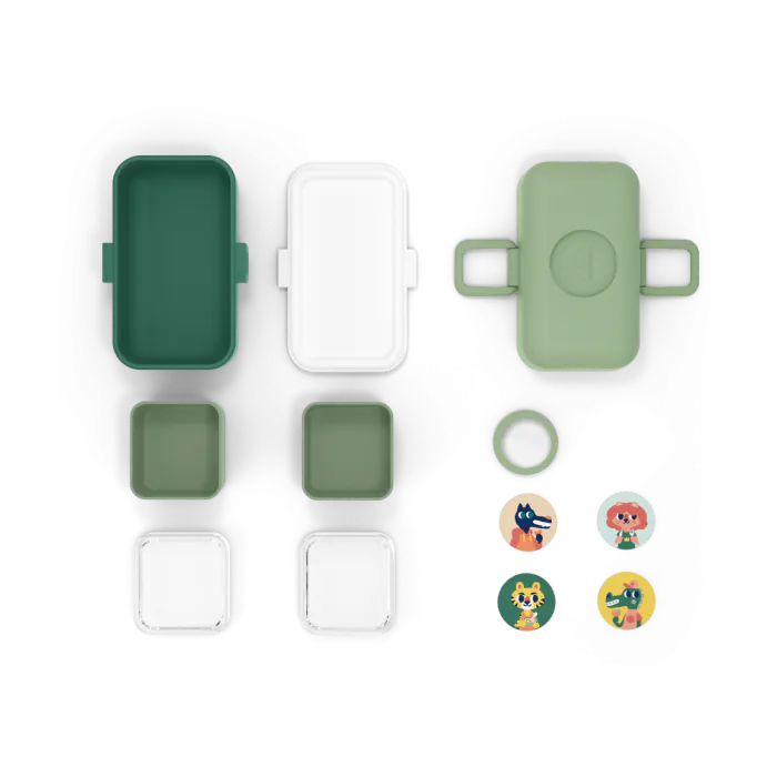 Monbento BPA-Free Lunch Box for Children – Green