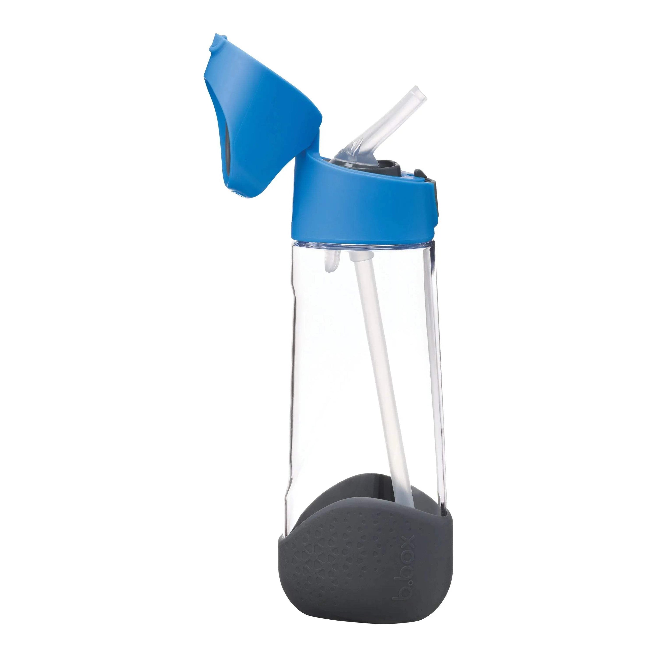 Gourde à paille B box Tritan™ - blue slate 450ml - BBOX USA - Straw Bottles pour bébé Maroc -www.babyboss.ma