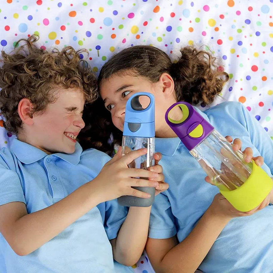 Gourde à paille B box Tritan™ - blue slate 450ml - BBOX USA - Straw Bottles pour bébé Maroc -www.babyboss.ma