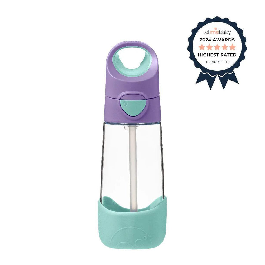 Gourde à paille B box Tritan™ - lilac pop 450ml - BBOX USA - Straw Bottles pour bébé Maroc -www.babyboss.ma
