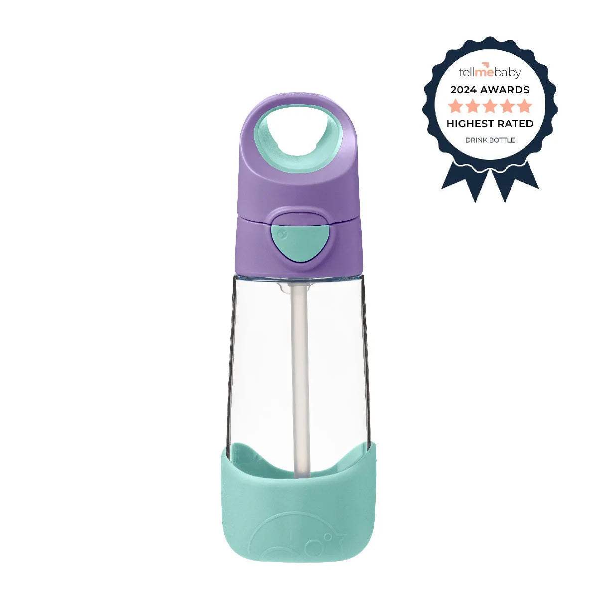 Gourde à paille B box Tritan™ - lilac pop 450ml - BBOX USA - Straw Bottles pour bébé Maroc -www.babyboss.ma