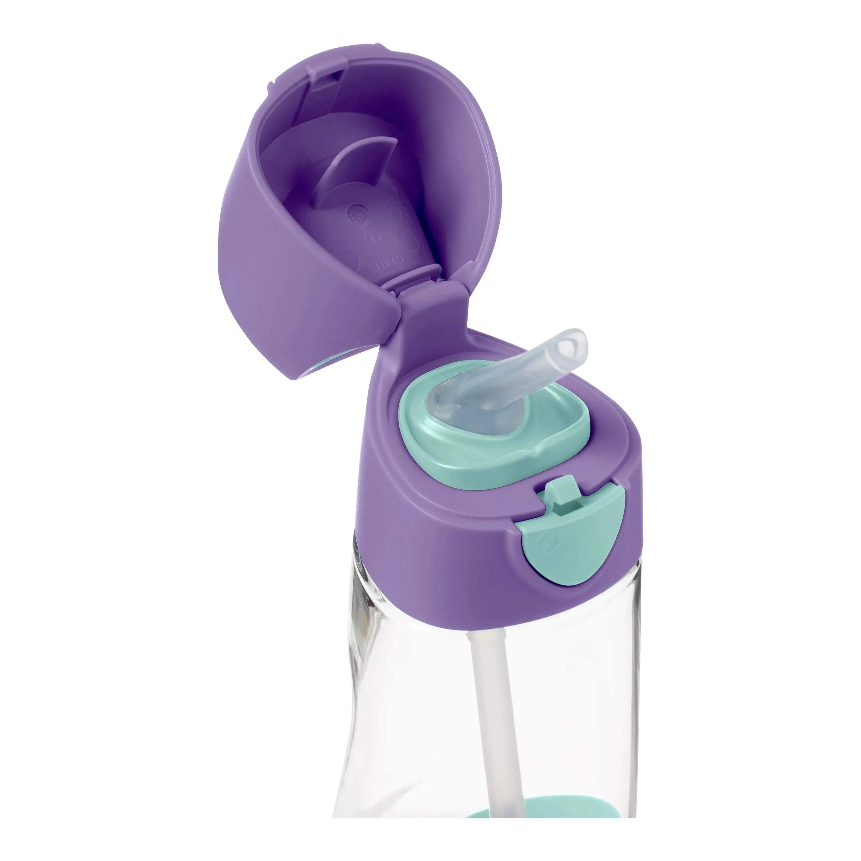 Gourde à paille B box Tritan™ - lilac pop 450ml - BBOX USA - Straw Bottles pour bébé Maroc -www.babyboss.ma