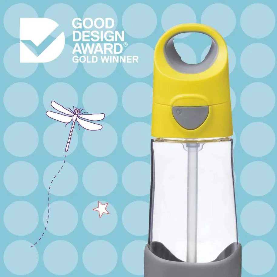 Tritan™ drink bottle 450ml - strawberry shake b.box - BBOX USA - Straw Bottles pour bébé Maroc -www.babyboss.ma