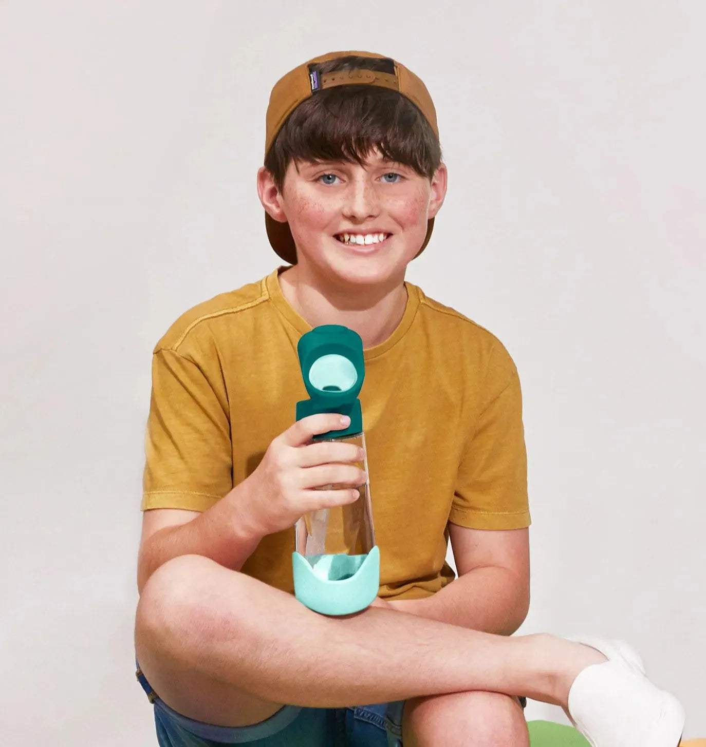 Gourde à paille B box Tritan™ - emerald forest 450ml - BBOX USA - Water bottles pour bébé Maroc -www.babyboss.ma