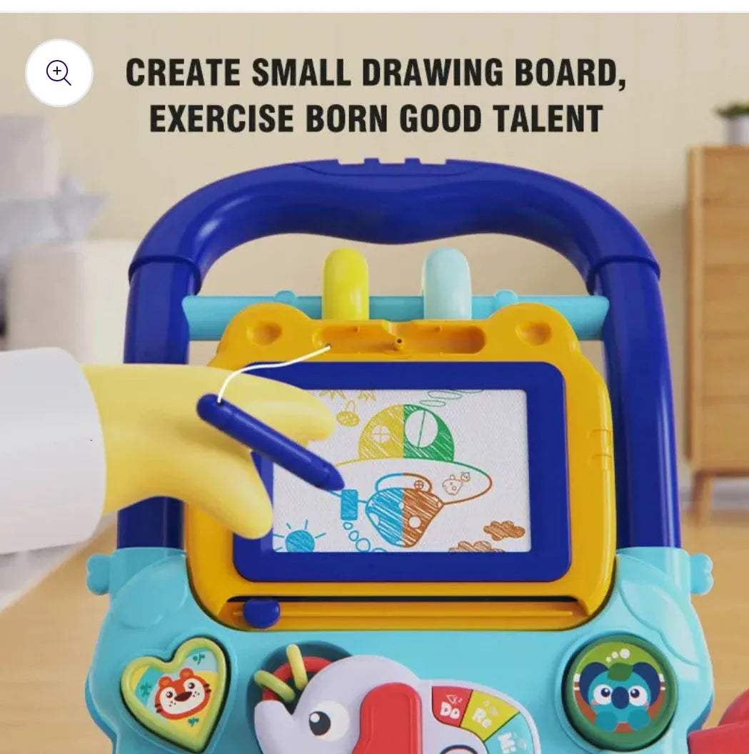 Trotteur bébé musical éléphant– Huanger - Huanger - pour bébé Maroc -www.babyboss.ma