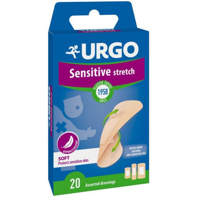 Urgo Sensitive – 20 pansements hypoallergéniques