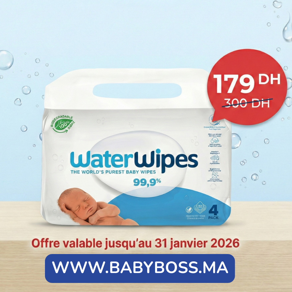 Lingettes Bébé WaterWipes Value Pack 4x60