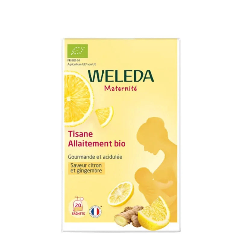 Weleda Tisane Allaitement Citron Gingembre Bio ×20