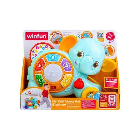 WINFUN - Mon Éléphant À Tirer - Winfun - Jeux et jouets pour bébé Maroc -www.babyboss.ma