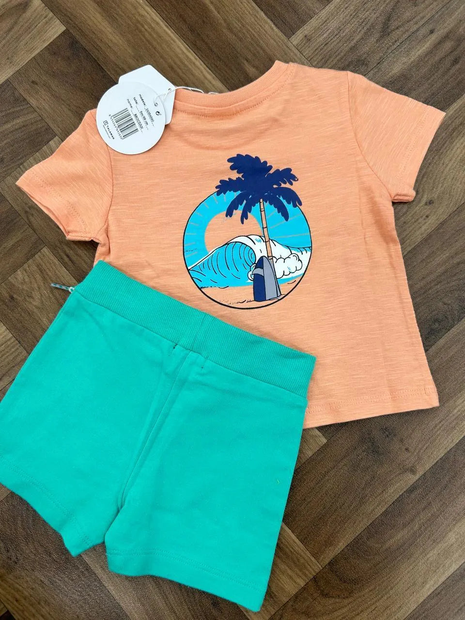 Yatsi Ensemble t-shirt et short garçon 100% cotton - Babyboss.ma - Yatsi - pour bébé maroc