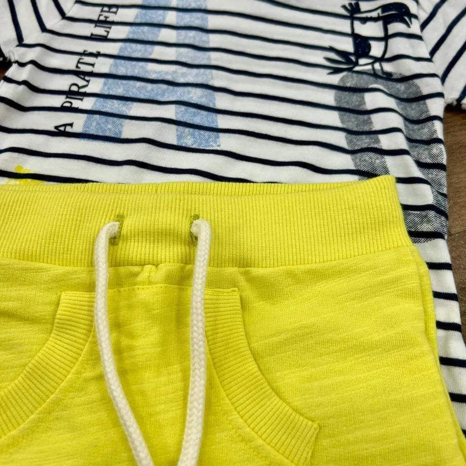 yatsi-ensemble-short-et-t-shirt-garcon-100percent-cotton-babyboss-ma-canada-pour-bebe-maroc-2 - Babyboss.ma -bebe-maroc