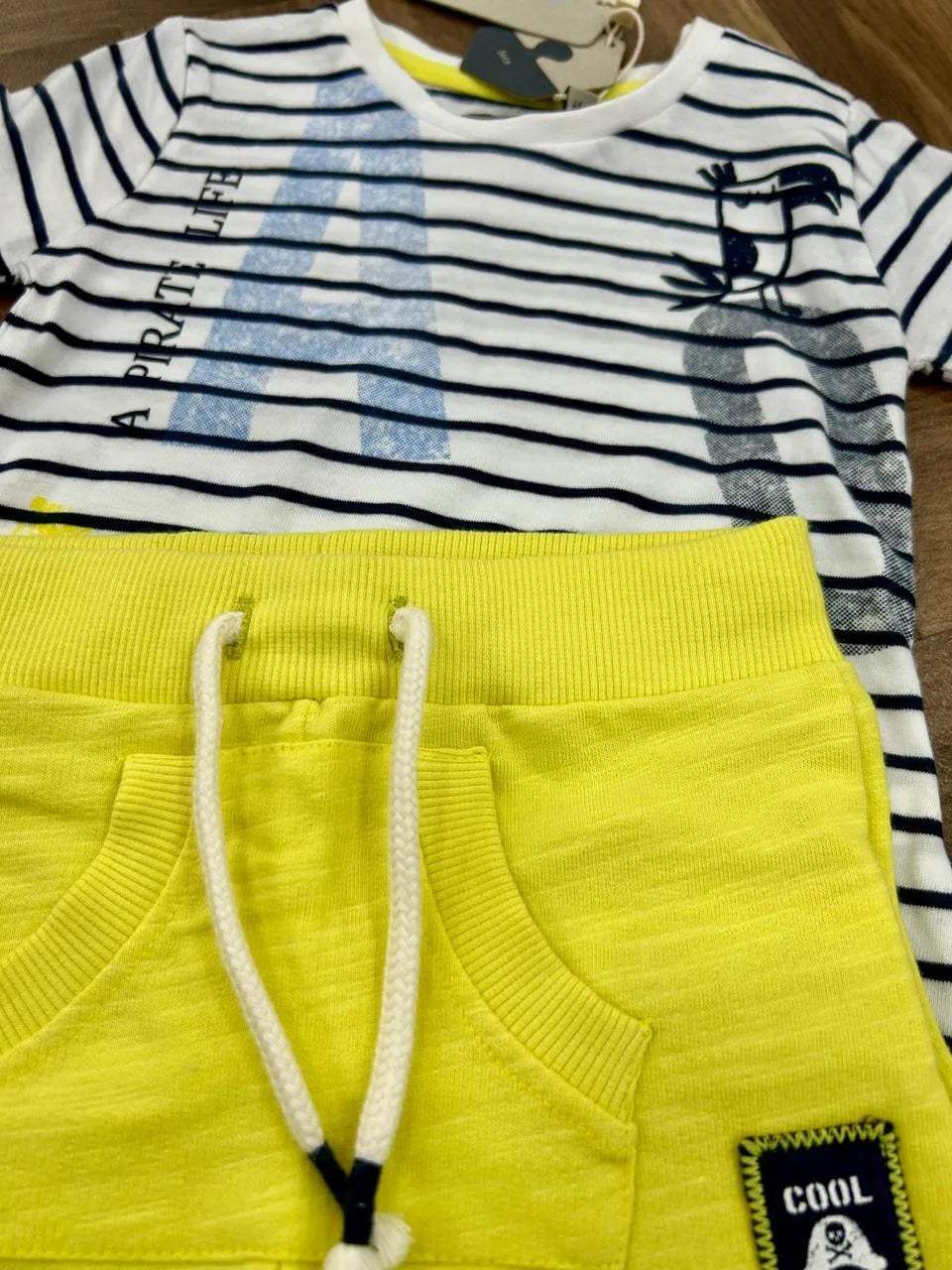 yatsi-ensemble-short-et-t-shirt-garcon-100percent-cotton-babyboss-ma-canada-pour-bebe-maroc-2 - Babyboss.ma -bebe-maroc