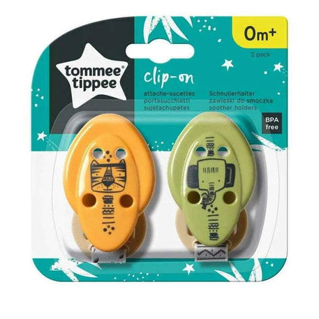 Attache-Sucette Tommee Tippee Closer To Nature 0M+ - Tommee Tippee - Attache Sucette pour bébé Maroc -www.babyboss.ma