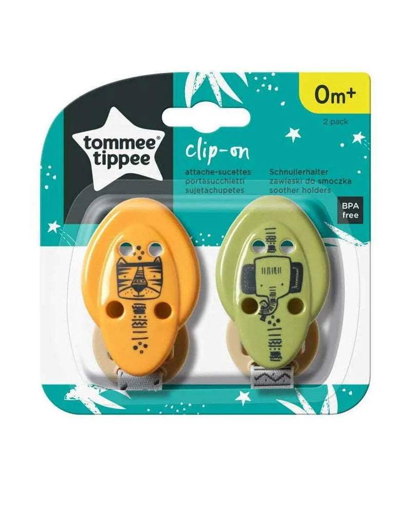 Attache-Sucette Tommee Tippee Closer To Nature 0M+ - Tommee Tippee - Attache Sucette pour bébé Maroc -www.babyboss.ma