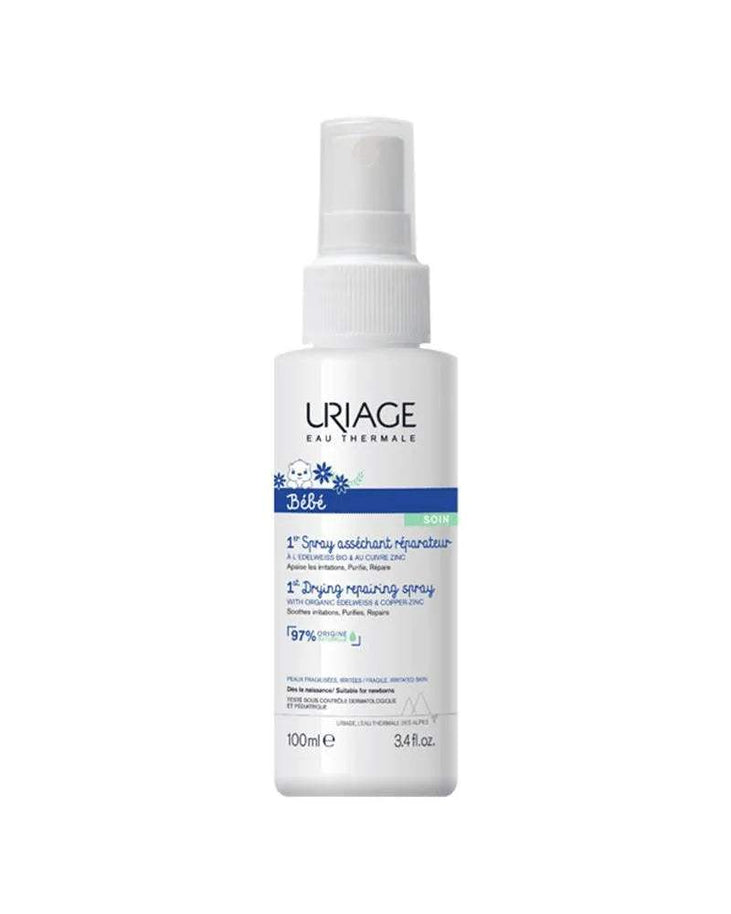 1er Spray Asséchant Réparateur 100ml - Uriage Bébé - Uriage Bébé - Eaux de Toilette pour bébé Maroc -www.babyboss.ma