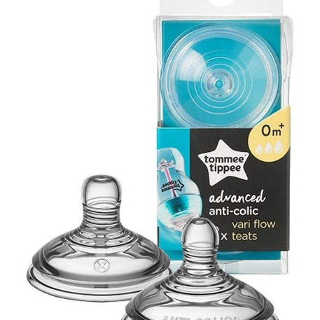 2 Tétines Tommee Tippee Advanced Anti-Coliques - Débit Variable 0M+ - Tommee Tippee - Tétines pour bébé Maroc -www.babyboss.ma