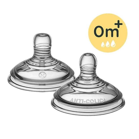 2 Tétines Tommee Tippee Advanced Anti-Coliques - Débit Variable 0M+ - Tommee Tippee - Tétines pour bébé Maroc -www.babyboss.ma