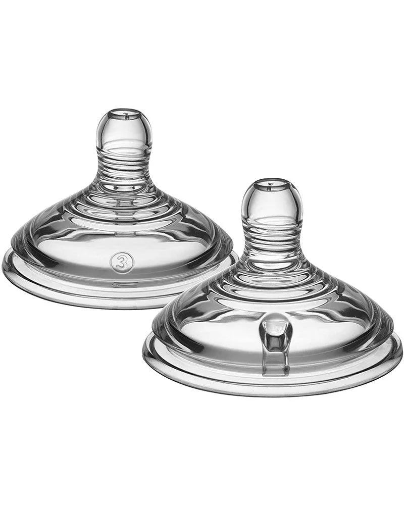 2 Tétines Tommee Tippee Closer to Nature - Débit rapide 6m+ - Babyboss.ma - Tommee Tippee - pour bébé maroc