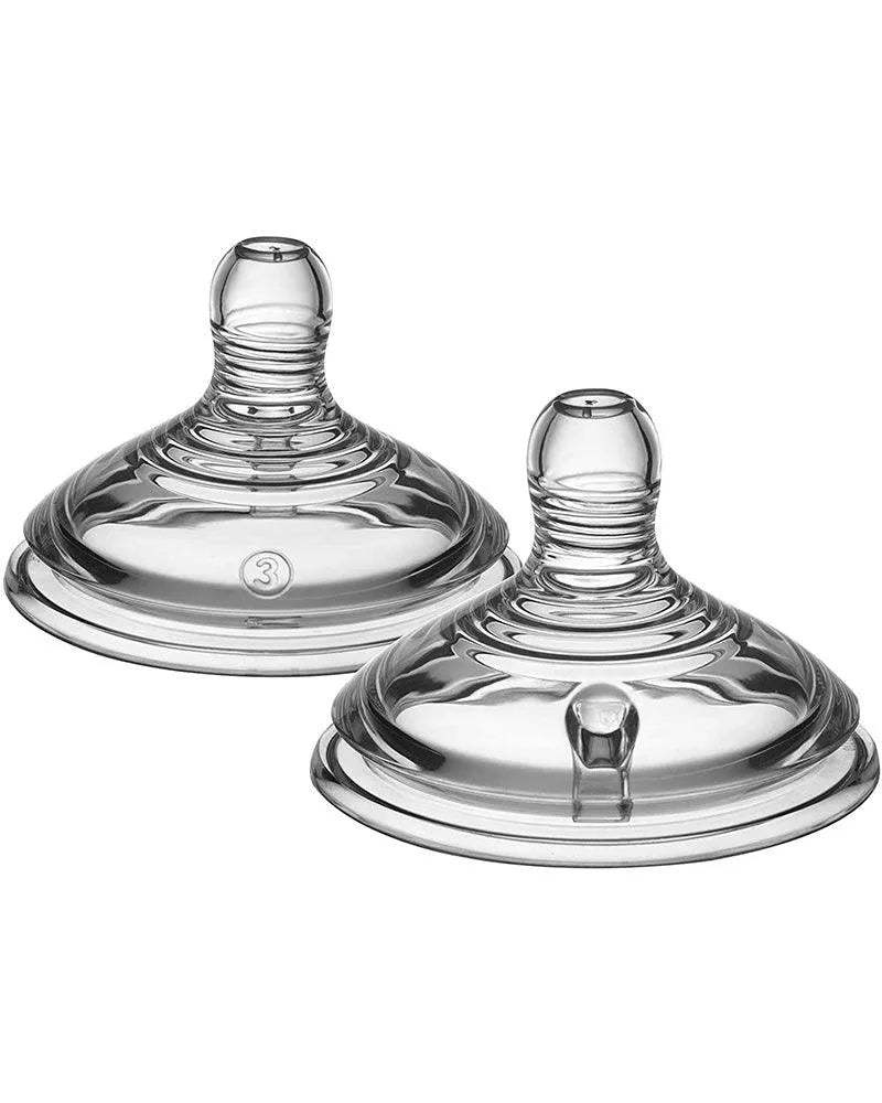 2 Tétines Tommee Tippee Closer to Nature - Débit rapide 6m+ - Tommee Tippee - Tétines pour bébé Maroc -www.babyboss.ma
