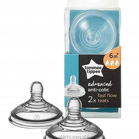 2-tetines-tommee-tippee-advanced-anti-coliques-debit-rapide-6m-babyboss-ma-tommee-tippee-pour-bebe-maroc - Babyboss.ma -bebe-maroc