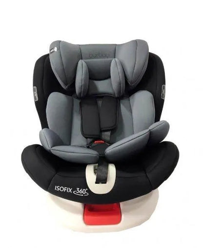 360° siège autoISOFIX BURBAY noir - Babyboss.ma - isofix - pour bébé maroc