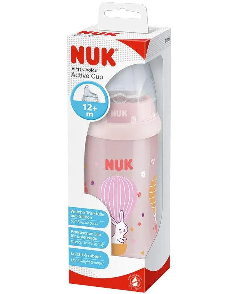 Active Cup 300ml NUK 12M+ - Rose - Babyboss.ma - NUK - pour bébé maroc