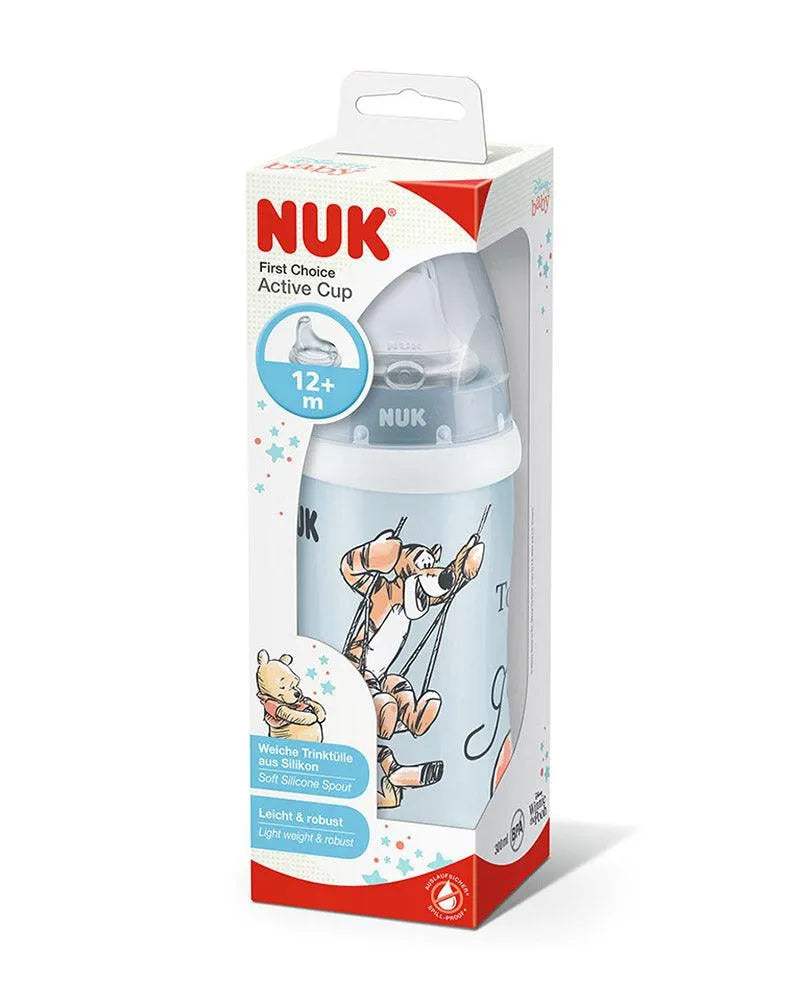 Active Cup Winnie 300ml NUK 12M+ Bleu - NUK - Tasses pour bébé Maroc -www.babyboss.ma