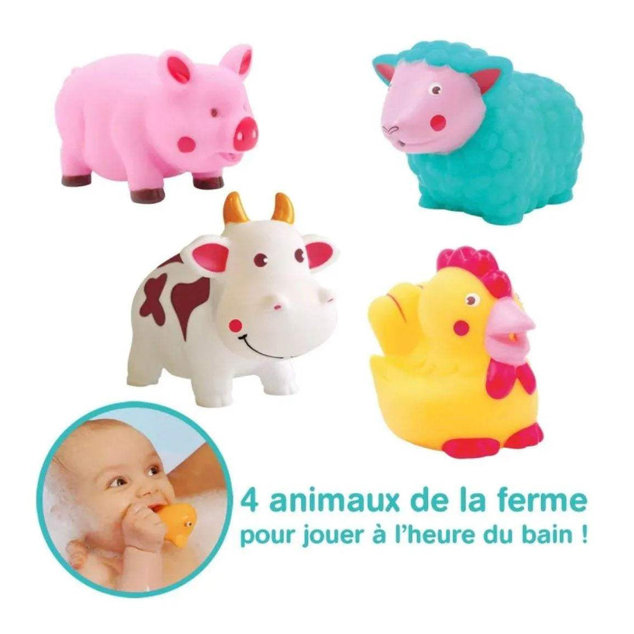 Aspergeurs " Ferme " Jouets De Bain LUDI - Ludi - pour bébé Maroc -www.babyboss.ma