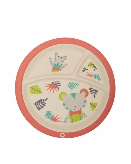 Assiette d'apprentissage avec Compartiments Bamboo Jungle Vibes - Bébé Confort - Babyboss.ma - Bébé Confort - pour bébé maroc