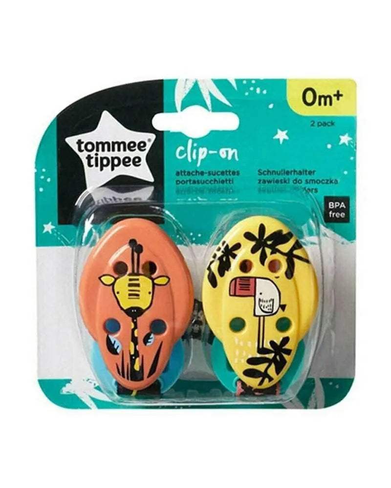 Attache-Sucette Tommee Tippee Closer To Nature 0M+ - Tommee Tippee - Attache Sucette pour bébé Maroc -www.babyboss.ma