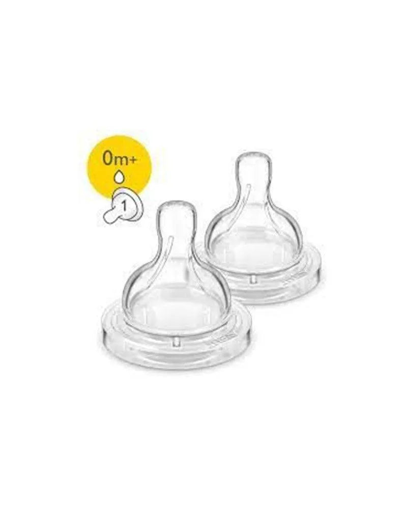 Avent 2 Tétines Classic Anti-Colic Débit Nouveau-né 0m+ - Babyboss.ma - Philips Avent - pour bébé maroc