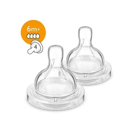 Avent 2 Tétines Classic Anti-Colic Débit Rapide 6m+ - Philips Avent - Tétines pour bébé Maroc -www.babyboss.ma