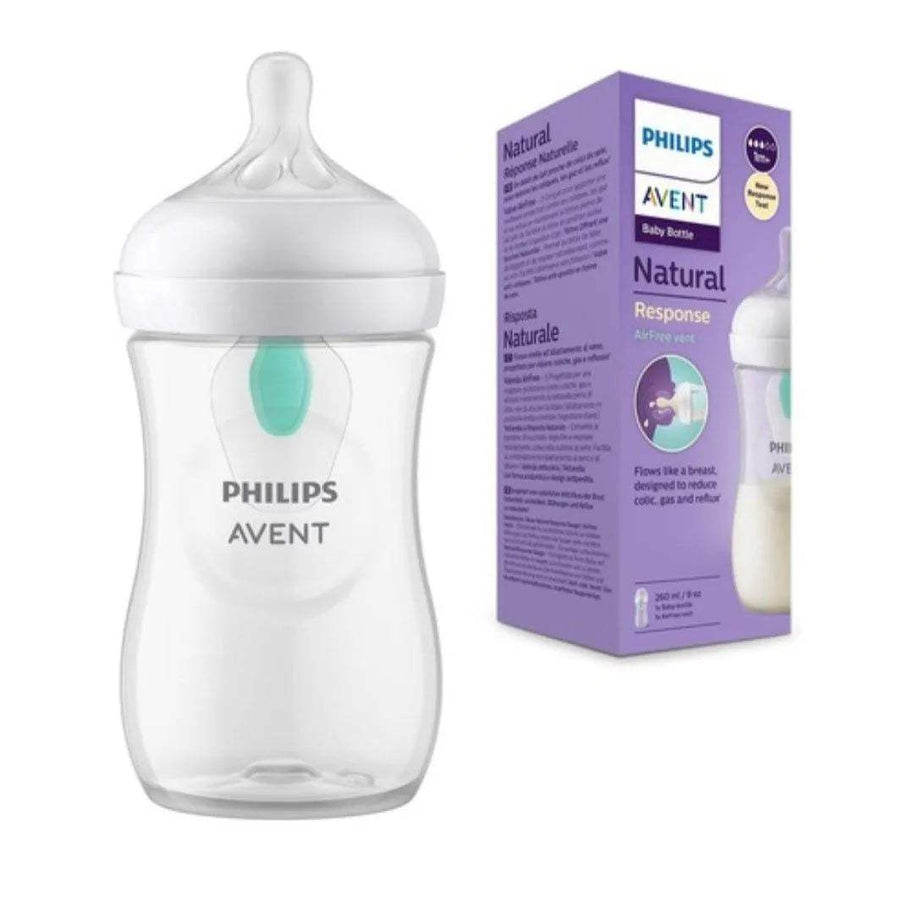 Avent biberon natural 260ml response airfree vent - Philips Avent - pour bébé maroc - www.babyboss.ma