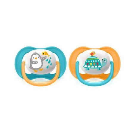 Avent Lot de 2 Sucettes Orthodontiques Ultra Air Animals 6-18m - Philips Avent - Sucettes pour bébé Maroc -www.babyboss.ma