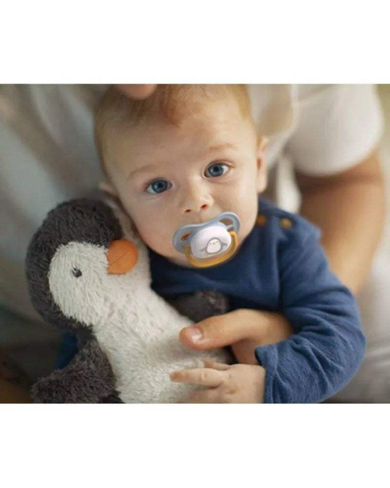Avent Lot de 2 Sucettes Ultra Air Penguin & Éléphant 0-6m Garçon - Philips Avent - Sucettes pour bébé Maroc -www.babyboss.ma
