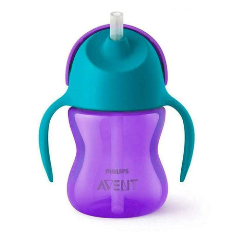 Avent Nouvelle tasse à paille +9m Fille - 200ml - Philips Avent - Gourdes pour bébé Maroc -www.babyboss.ma