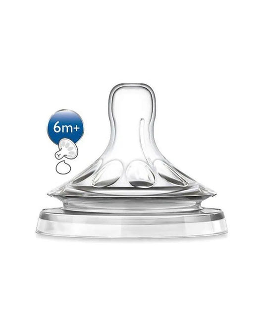 Avent Tétine Natural débit liquides épais 6m+ - Babyboss.ma - Philips Avent - pour bébé maroc