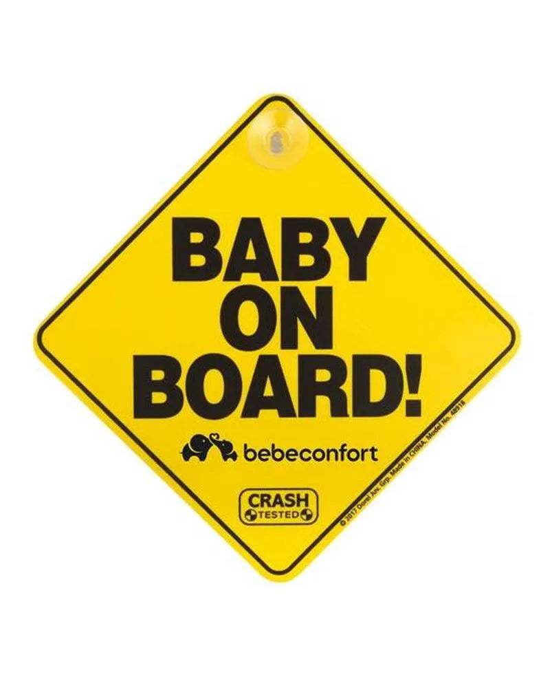 Baby On Board Sticker Plastifié English - Bébé Confort - Bébé Confort - Sécurité Voiture pour bébé Maroc -www.babyboss.ma