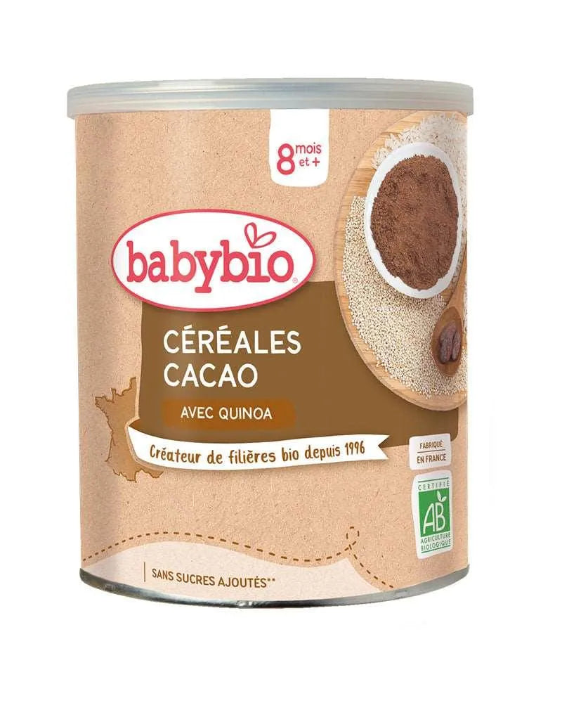Céréales Babybio 3 Fruits & Quinoa - 220g - Pour Bébé à Partir De 6 Mois