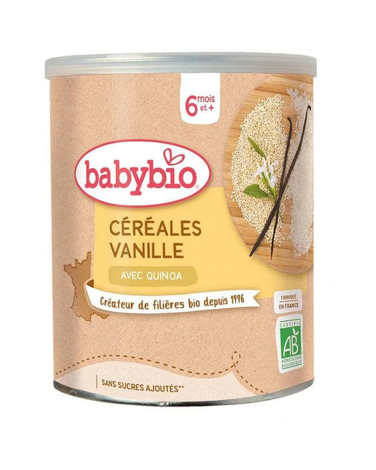 Babybio Céréales Vanille avec Quinoa Bio – Céréales Instantanées pour Bébé 220g - Babybio - pour bébé maroc