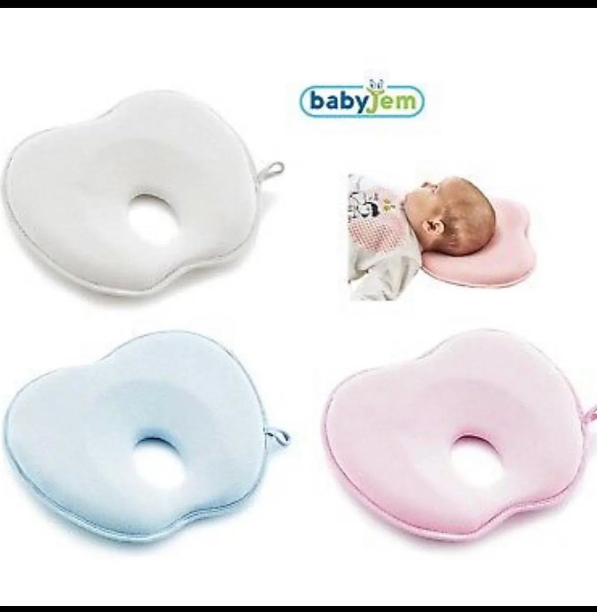 BABYJEM OREILLER ANTI-TETE PLATE - Babyboss.ma - babyjem - pour bébé maroc